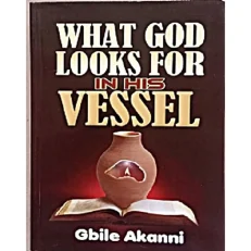 What God Looks For In His Vessel By Gbile Akanni. Paperback