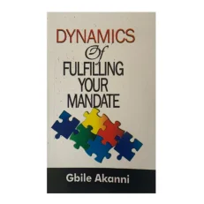 Dynamics Of Fulfilling Your Mandate By Gbile Akanni