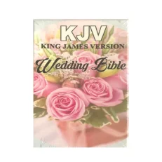 Kjv White Wedding Bible: Leather Cover - white
