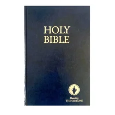 Holy Bible - The Gideons Hardcover Bible - Old & New Testament - Blue