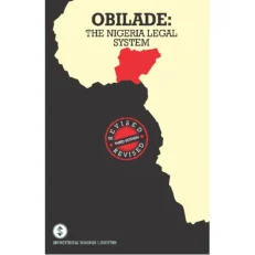 The Nigerian Legal System By Obilade Olusegun Akintunde. Revised 2018. Paperback